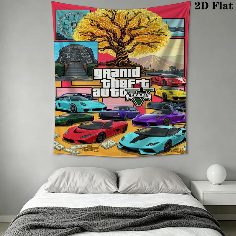 Grand Theft Auto V Urban Chaos Bedding 1 Duvet Cover 2 Pillowcase Without Core Soft And Comfortable Bedding Set Christmas Birthday Gift