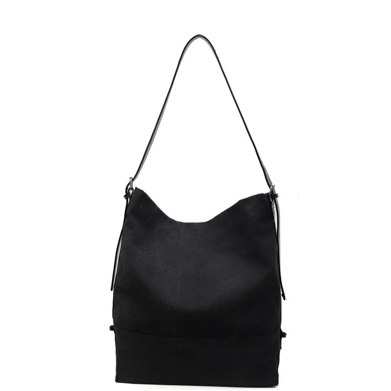 CANVAS Hasp Sewing Shoulder Bags Simple Large Capacity 2026 Brand Bags for Women Solid High Quality Fashi Crossbody Bags