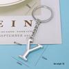 Custom English Alphabet Keychain: Personalized Letter Pendant Gift