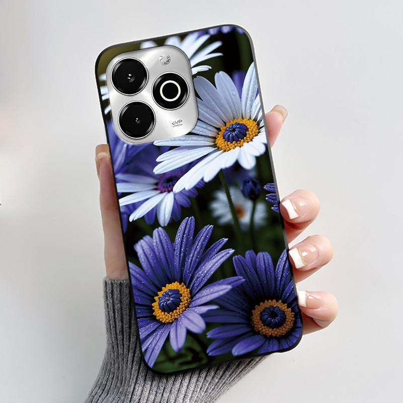 Anti-scratch Phone Case For Umidigi G100X/G9X Soft Silicone Black Casing Aesthetic Beautiful Blue Sky Sunlight Pattern Shell