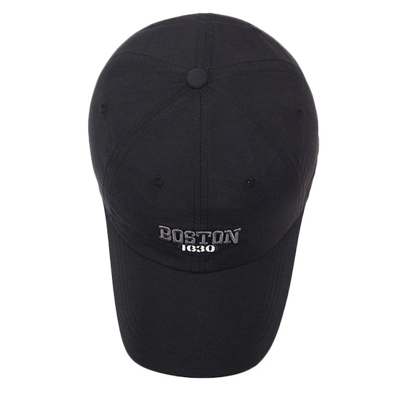Embroidered Letter Hat Sunscreen Hat Men's Summer Sun Hat Breathable Cap Quick-Drying Baseball Cap
