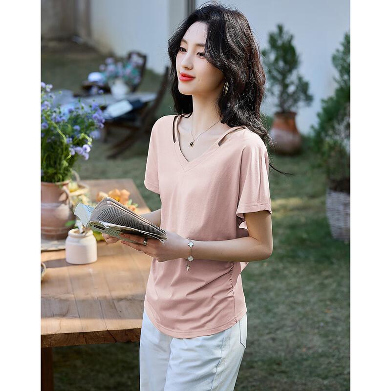 Women's V-Neck Short Sleeve T-Shirt