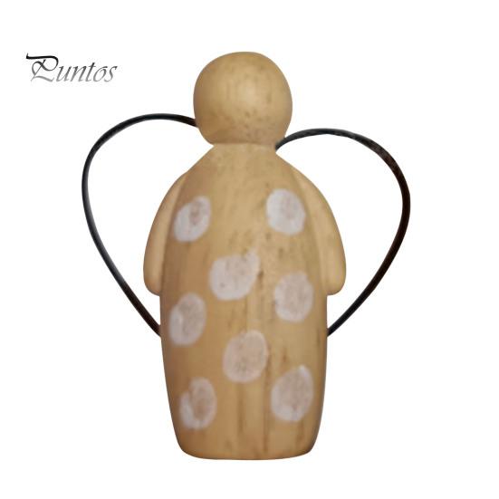 

Ангел-хранитель в коробке для особенного друга, деревянная фигурка ангела ручной работы с проволочными крыльями, открытка с эмоциональной поддержкой, настольная статуэтка ангела для каминного столика 1pc