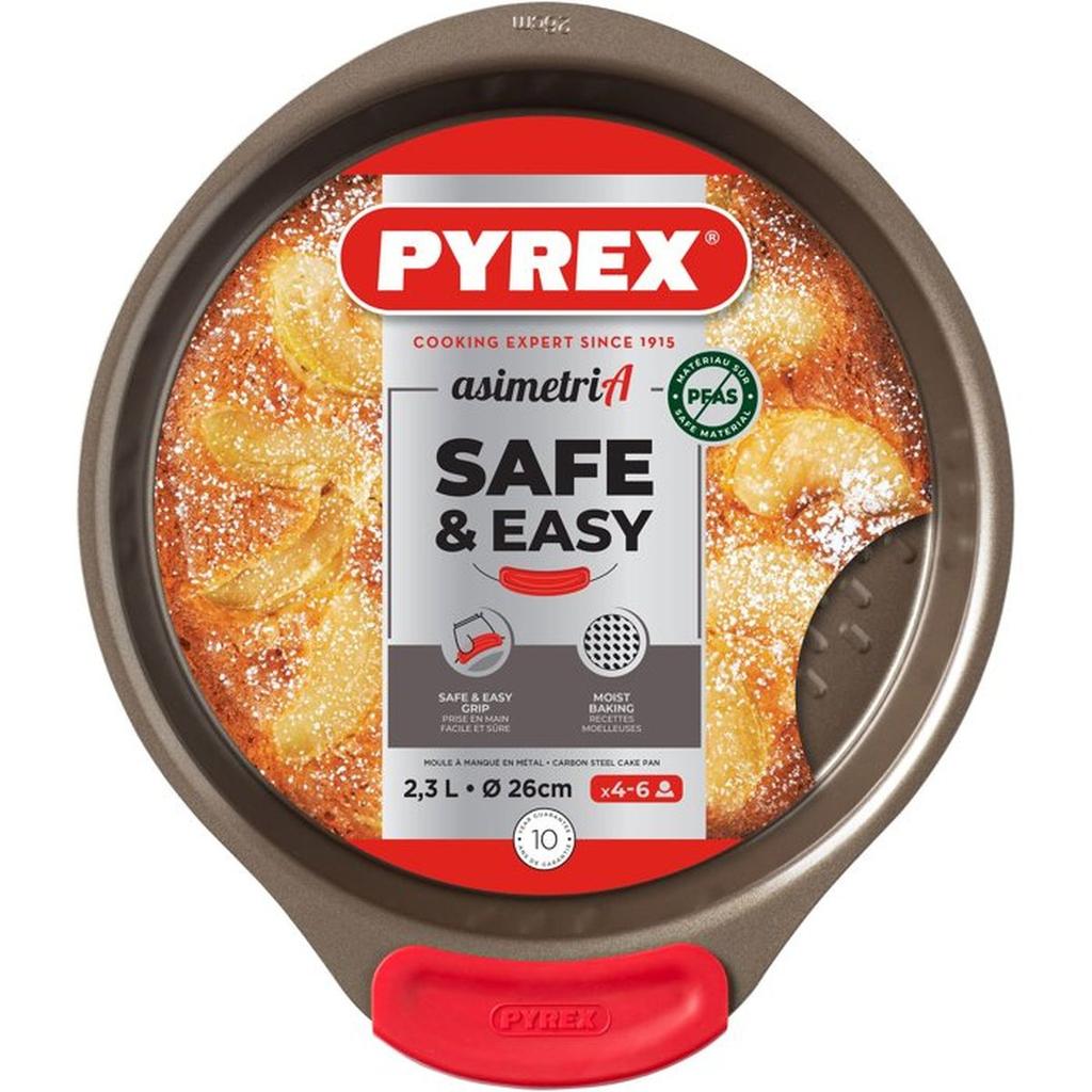 Moule a manqué - PYREX - 1452004 - En acier carbonne - Antiadhésif - 26 cm