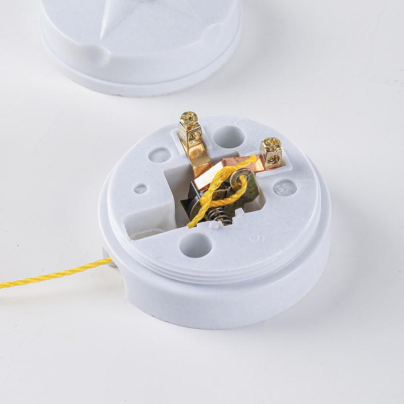 3 Stück 250V 6A Deckenventilatorlampe Wandleuchte Zugkettenschalter mit Zugschnur