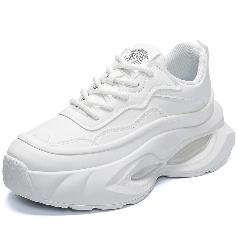 2025 summer new sports shoes men's versatile running shoes platform trend dad shoes youth sports shoes