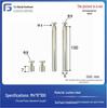 Acrylic Photo Frame with Adjustable Stainless Steel Stand