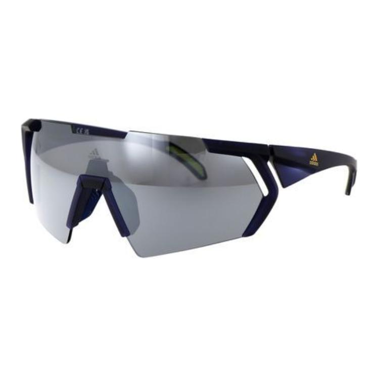 Adidas Cmpt Aero Shield Irregular Frame Sunglasses Men sunglasses Black SP006492C F,Black