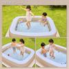 Large Swimming Pool Family Pool To Make Kids For Home Use 200 X 150 X 50 Happy Smile Children, (Greige, Cm)