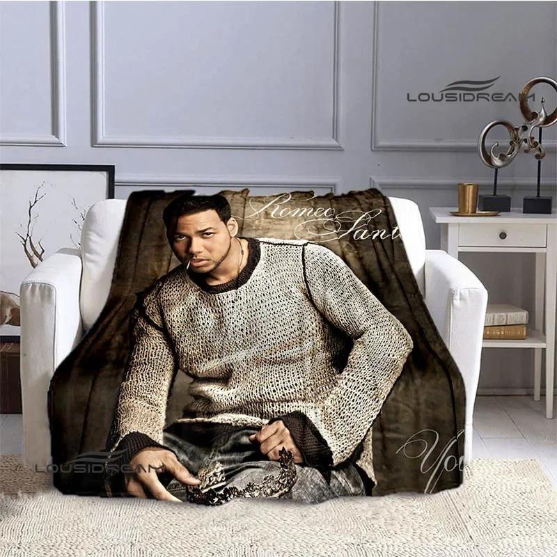Latin singer Romeo Santos blankets Flannel Warm blanket soft and comfortable blanket picnic blankets bed linings birthday gift