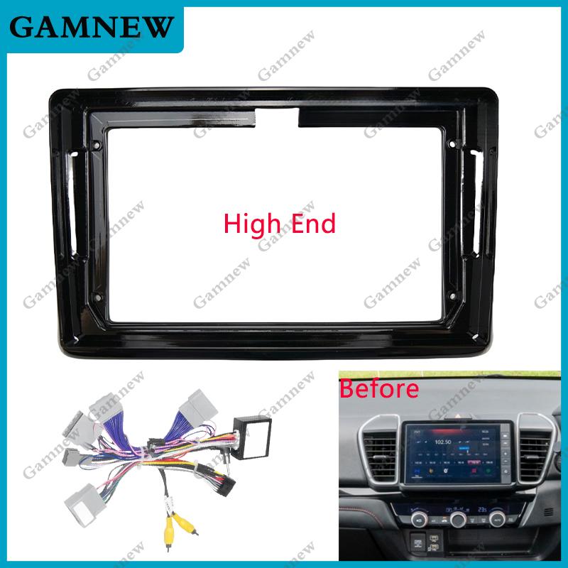 9 Inch Car Frame Fascia Adapter Canbus Box Decoder Android Radio Dash Fitting Panel Kit For Honda City 2020 