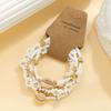 Multilayer Rice Beads Bracelet Set Sea Shell Bohemian Bracelet Starfish Pendant Bracelets  Women