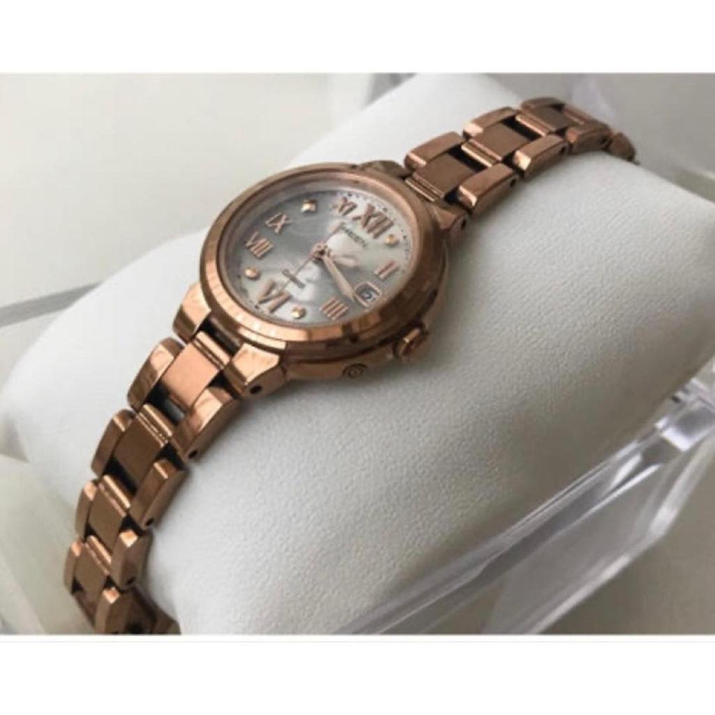 Used Lowest Price CASIO SHEEN Radio Controlled Watch Pink Gold