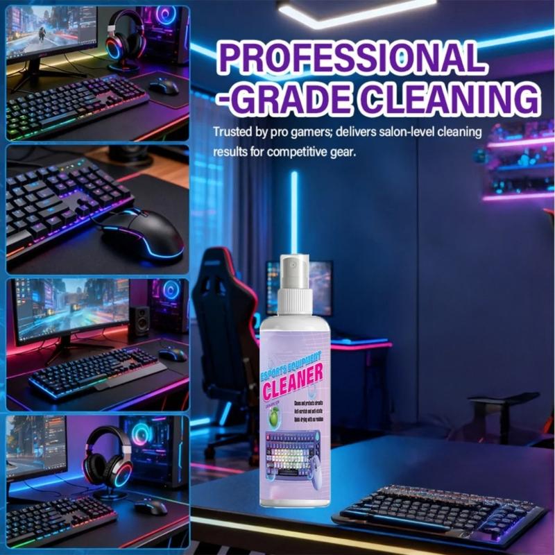 Čisticí prostředek na elektronická zařízení 100 ml Hloubkově čistí klávesnice obrazovky Čistič bez šmouh a zbytků