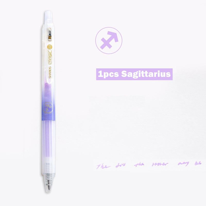 1 шт. Набор гелевых ручек со знаками зодиака Magic Clip 12 Constellation Juice Color Ink 0 — фото 17