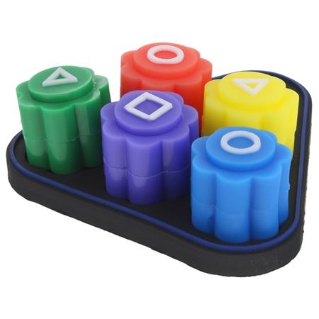 Gonggi Dice Arcade Game Squid Game Dice Stand Triangle