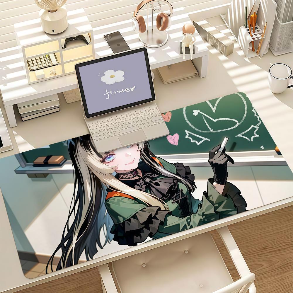 Anime Virtual Idol Juufuutei Raden Large Mouse Pad Gaming Desk Mat Nonslip Rubber Base For Laptop Pc Desktop Decor