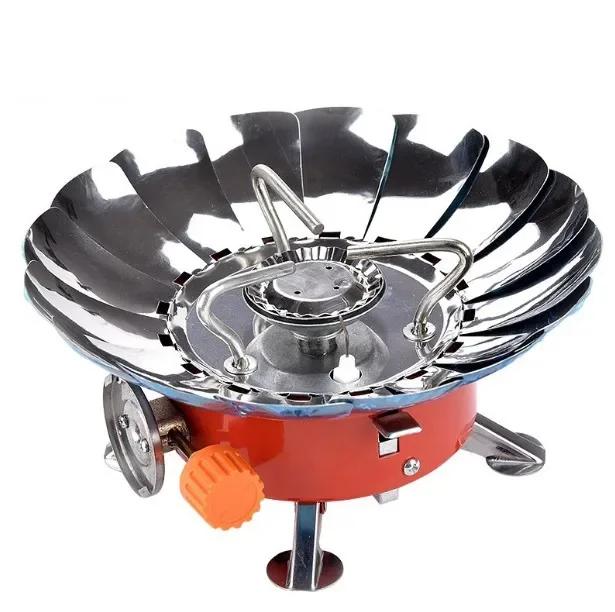 

Windproof Outdoor Mini Portable Small Card Stove Picnic Stove Head Stove Mountain Climbing Travel Folding Stove Camping Stove