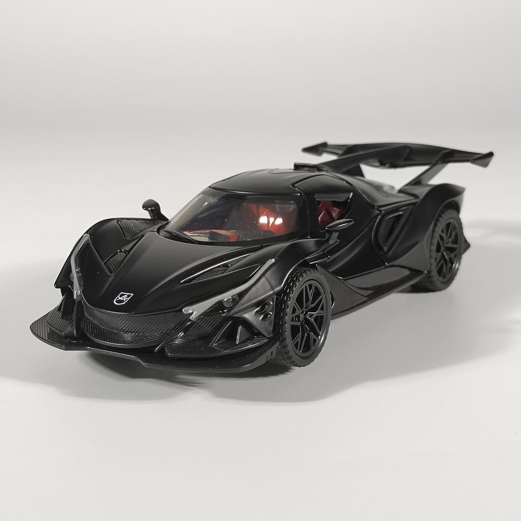 1/32 Scale Apollo IE Miniature Alloy Diecast Model Car Metal Sound & Light Mini Ornament Decoration High Simulation Collection Present