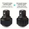 12pcs Ratcheting Socket Wrench Set Quick Release Reversible Ratchet Handle and Swappable Spanners Metric Socket Wrench