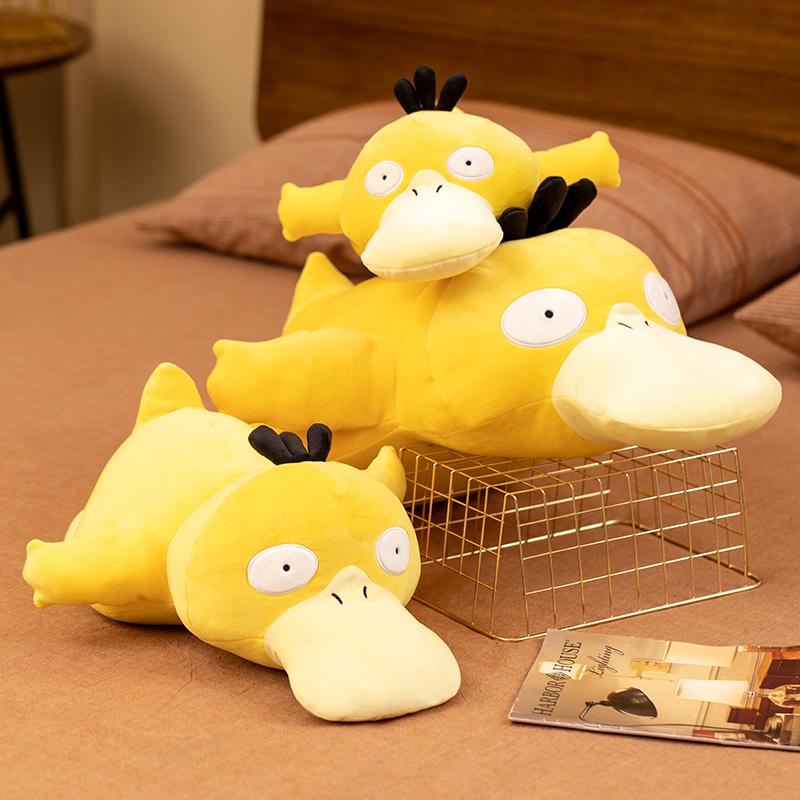 Non-Toxic Original Pokemon Cute Psyduck Plush Toy Soft Comfortable Hug Plushies Back Cushion Sofa Decorative Pillow Xmas Gifts