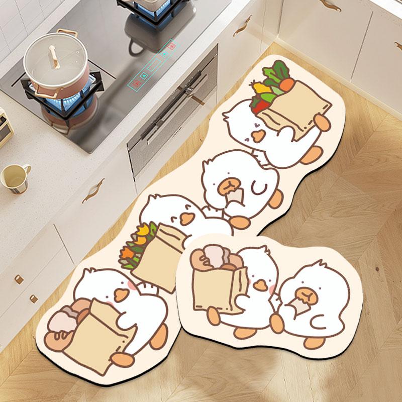 

Cartoon Kitchen Long Rugs Irregular Floor Mat Carpets for Living Room Absorbent Entrance Doormat Kitchen Rug Floor Mat alfombra