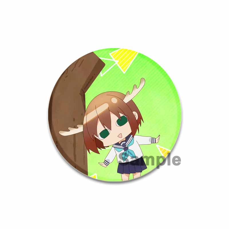 32/44/58MM My Deer Friend Nokotan Anime Pins Cute Cartoon Badge Handmade Tinplate Brooches Breastpin for Backpack Clothes Gift Accessory