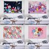 Cute CartoonAbt21S Kawaii Tapestry Wall Hanging Tapestry Art Deco Blanket Curtain Hanging At Home Bedroom Living Room Decor