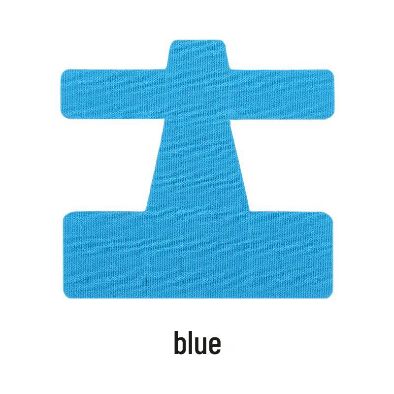 

Предварительно нарезанный тейп для бурсита: Эластичная, защита пальцев от трения и поддержка эверсии, без остатков синий