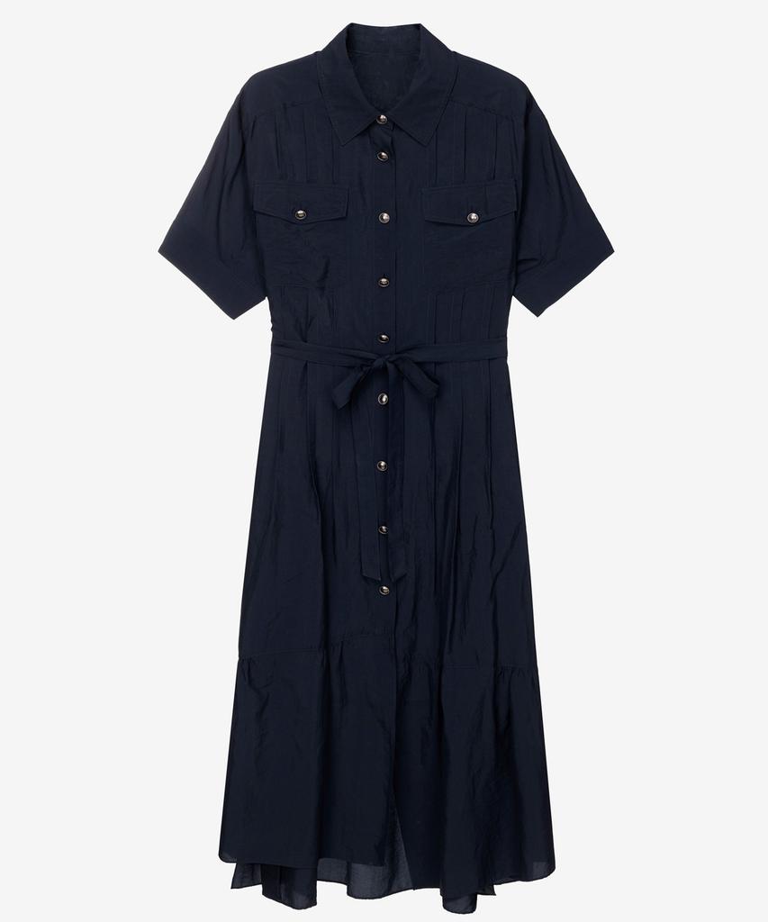 MIND BRIDGE WOMEN [W] Belted Shirt Dress Myop3202