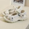 36-40 Teen Couple Simple Fashion Velcro Casual Sandals Beach Shoes