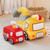 Funny Fire Fighting Truck Plush Toys Stuffed Pillow New Styles Sofa Room Decoration Backhoe Dolls Birthday Gifts