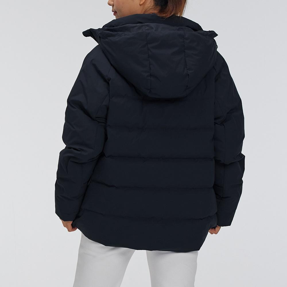 (WMNS) Under Armour Logo Trainings Daunenjacke mit Kapuze 'Schwarz Weiß' Damen 21600801-001