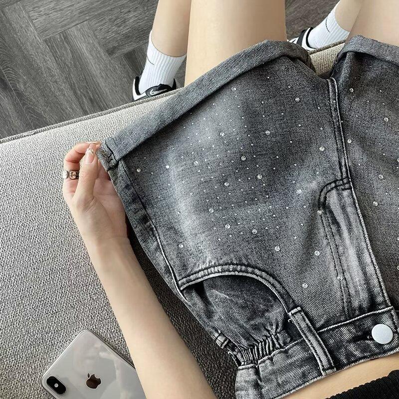 Star Shorts für Damen im Sommer Dünne Mode Amerikanische Sportarten Bequeme Freizeithosen für Damen High Waist Shorts