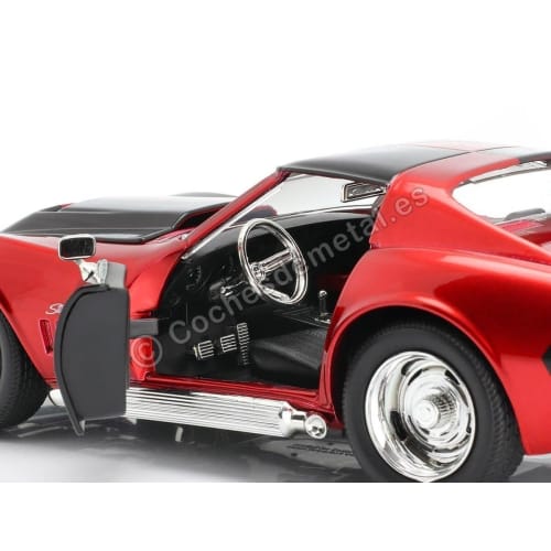 JADA TOYS 1/24 Scale HWR DC Bombshells 1969 Corvette Stingray with Harley Quinn Diecast Model Car