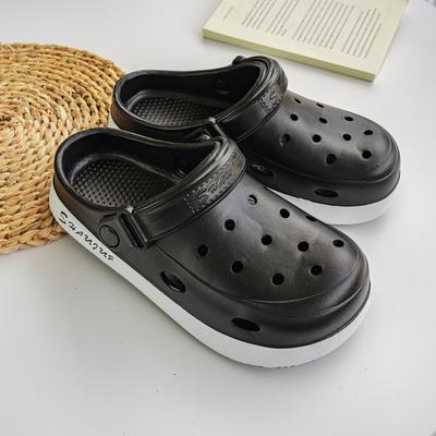 Sommer Hundert Männer und Frauen Paar Höhlenschuhe Draußen Tragen Flacher Boden Rutschfeste Hausschuhe Mode Dicke Sohle Sandalen