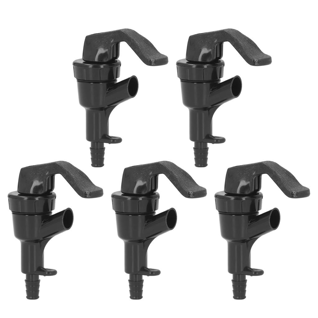 5 st Ölkran Bryggtunna Kran ABS 20PSI 1/4in Bard-anslutning 3/16in Utlopp Set Kit