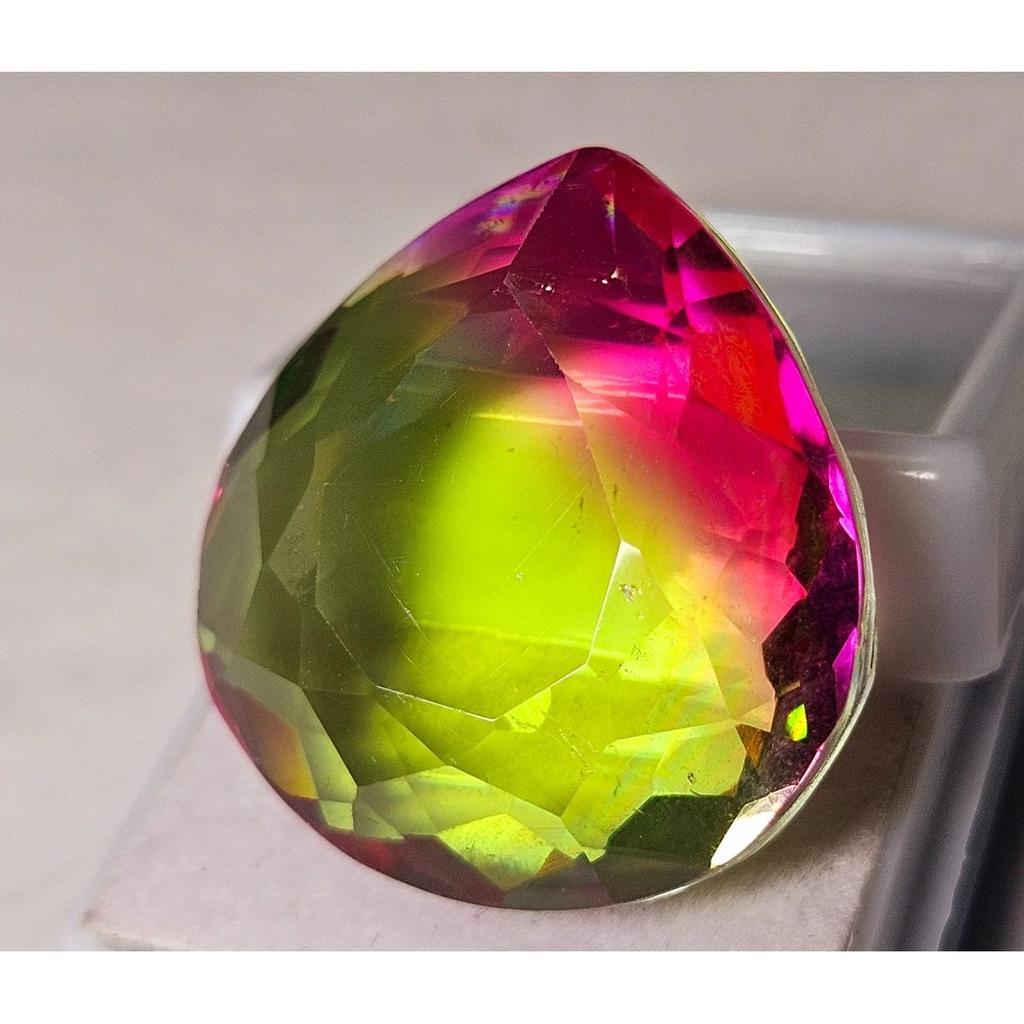 Certified Natural Bi-Color Ametrine Pear Cut 43.75 Ct Stunning Loose Gemstone