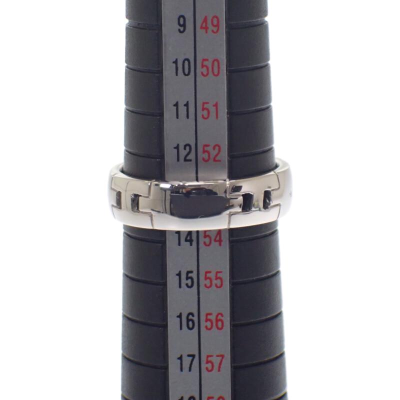 HERMES  #13(JP Size)  ring K18 white gold mens