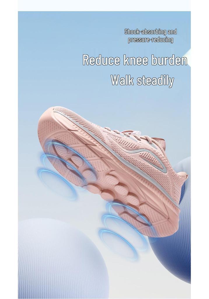 Women's Fashion Mesh Walking Shoes - Lightweight, Breathable, Non-slip, and Soft-soled Casual Sneakers for Spring.