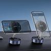 Magnetic Vacuum Car Phone Holder Foldable Suction Cup Navigation Stand Bracket Vacuum Suction Phone Holder for Magsafe iPhone