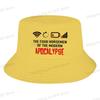 D Printing Low battery Mens and Womens Fisherman Hat  Beach  Hat Birthday gift