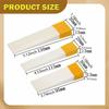 3x Piano Tuning Mutes,Fixing Tool Part Wedge Mutes Maintenance Kit for Students Player