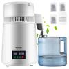 4L Wasserdestillierer 1L/H Destilliertes Wasser Gerät Timer & Temperaturanzeige Weiß