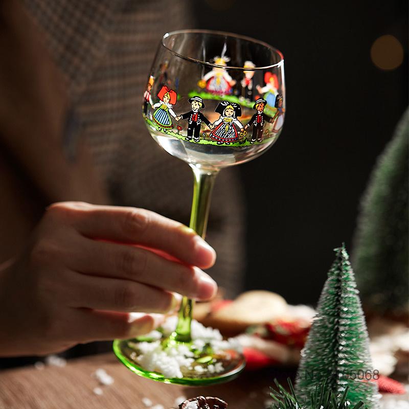 150 ml Alsace-vinglass eksotisk krystalldrikkebeger Søt dukke Lilliputian Kawaii Cocktail Vinglass Vintage rødvinsbeger