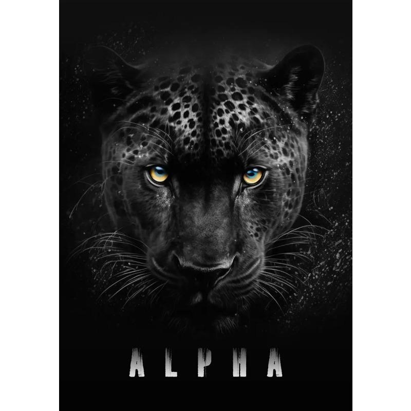 Animal Motivational Wall Art Lion Wolf Leopard Canvas Painting Entrepreneur Quotes Prints Posters Home Office Decor Frameless