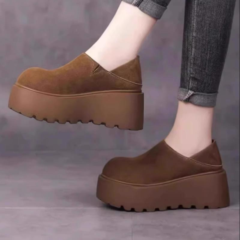 Fashion Winter Women Baotou Outdoor Fashion Ankle Shoes New 2024 Trend Walking Warm Cozy Designer Platform Slippers Slides Women