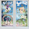 New Easter Garland Easter Egg Electrostatic Sucking Window Sticker with Nine Double-sided Visual Set