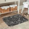 1PC Paisley motif  Pattern Kitchen Rug Non-Slip Door Mat Pop design Bathroom Rug Bath Mat Carpet for Home Sink Laundry Decor