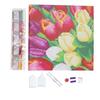 DIY Crystal Art Kit - CRYSTAL ART - Tulip Painting - 30 X 30 Cm - Wall Decoration - Rhinestones